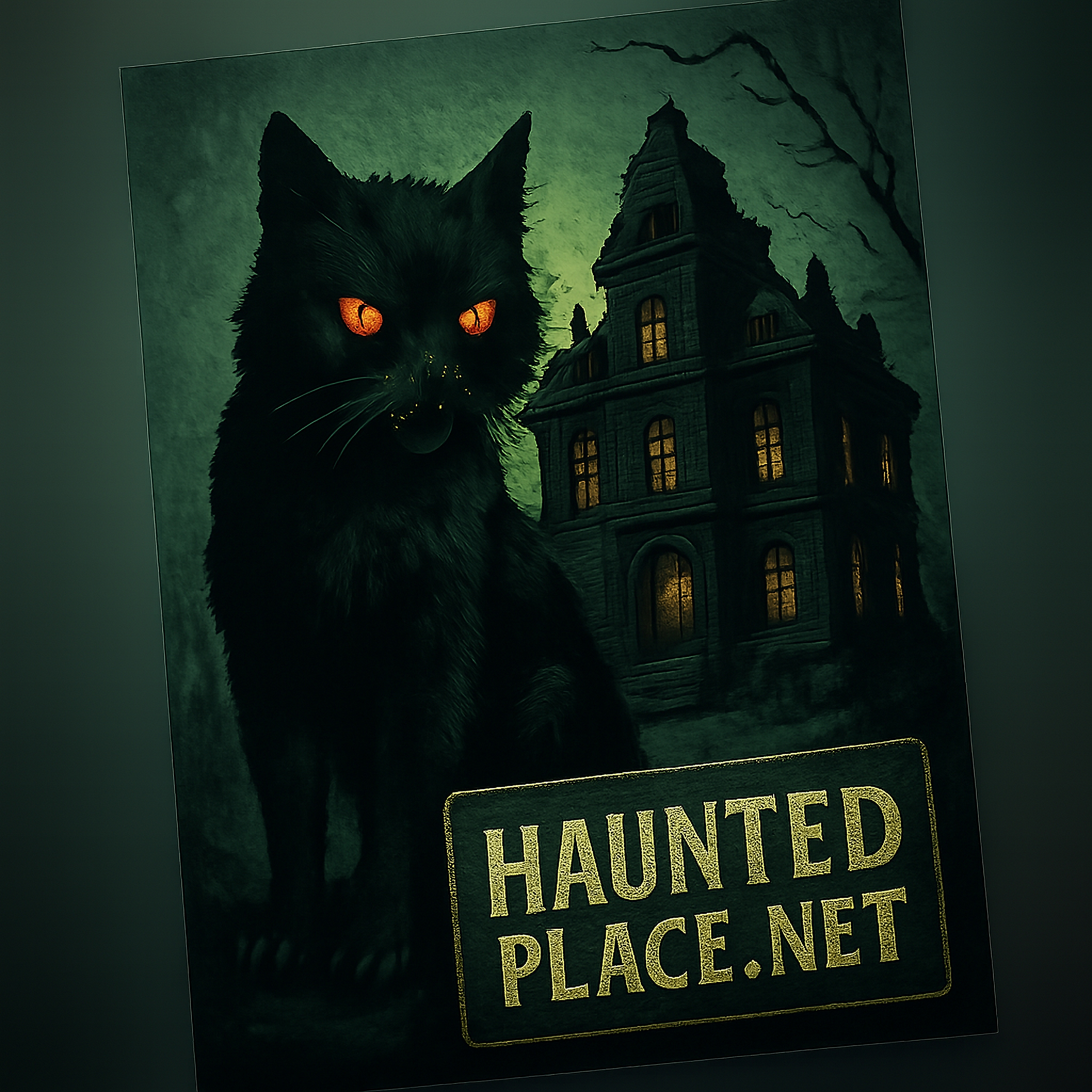 The cursed black cat