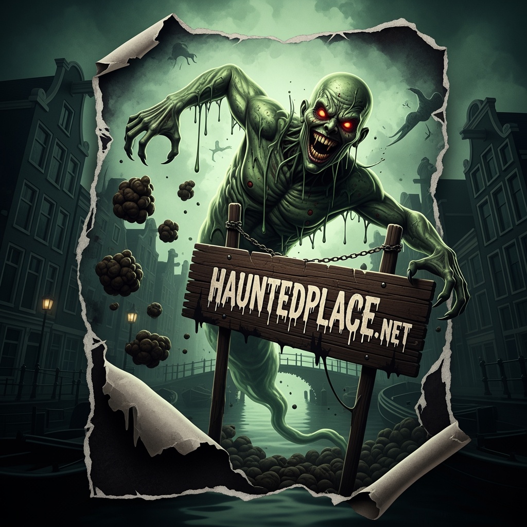 The shit-throwing ghost in Amsterdam