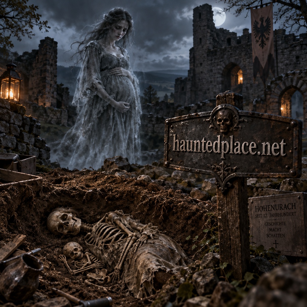 Horror at the Hohenurach Castle Ruins: The chilling discovery of a pregnant woman and her unborn child